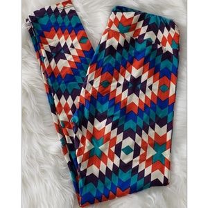 Lularoe Aztec Design Leggings